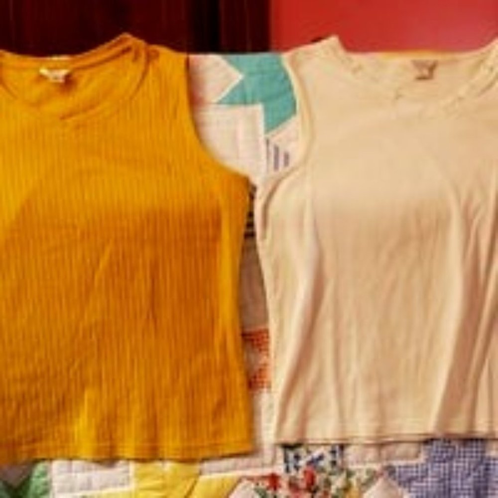 Womens sleeveless XL tops Christopher Banks